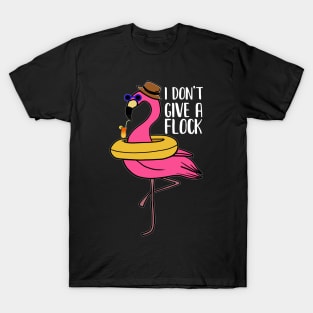 I don't give a Flock, Funny Flamingo Lover Gift T-Shirt